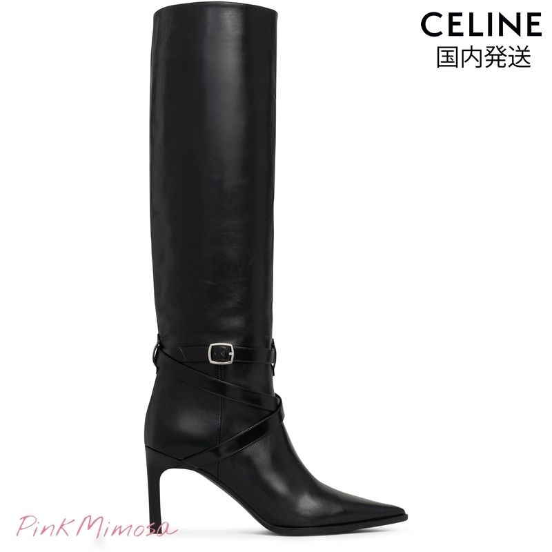 CELINE(セリーヌ) / ロングブーツ/36/BLK/レザー | 中古品の販売