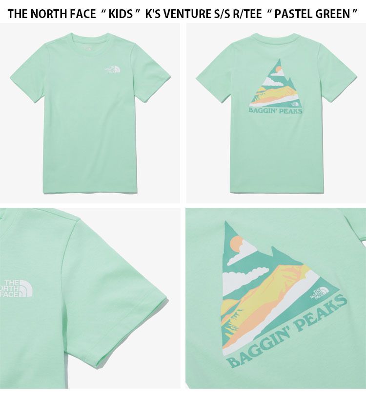 THE NORTH FACE K'S VENTURE S/S R/TEE ノースフェイス Tシャツ