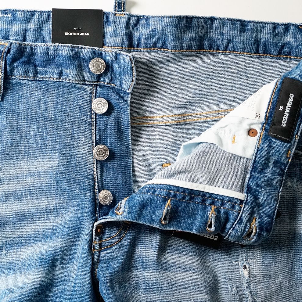 SKATER/DSQUARED2/ディースクエアードスケーターデニムS74LB0749 (D