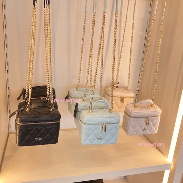 kate spade】ふっくらキルティングCarey Trunk Crossbody*2way (kate