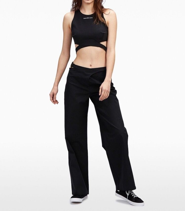 Calvin Klein Jeans】カットアウトトップス/パンツ*上下セット (Calvin Klein/セットアップ)  94583325【BUYMA】