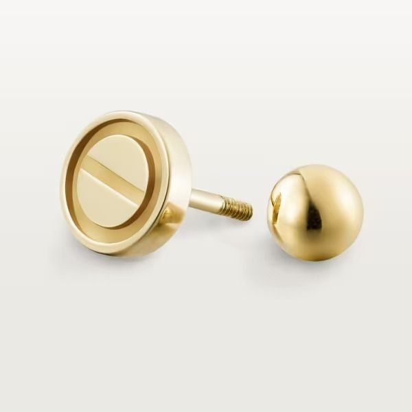 22SS◆大人シンプル◆Cartier◆18Kイエローゴールド LOVE ピアス ラブシリーズ☆ピアス【Cartier】LOVE single hoop earring
