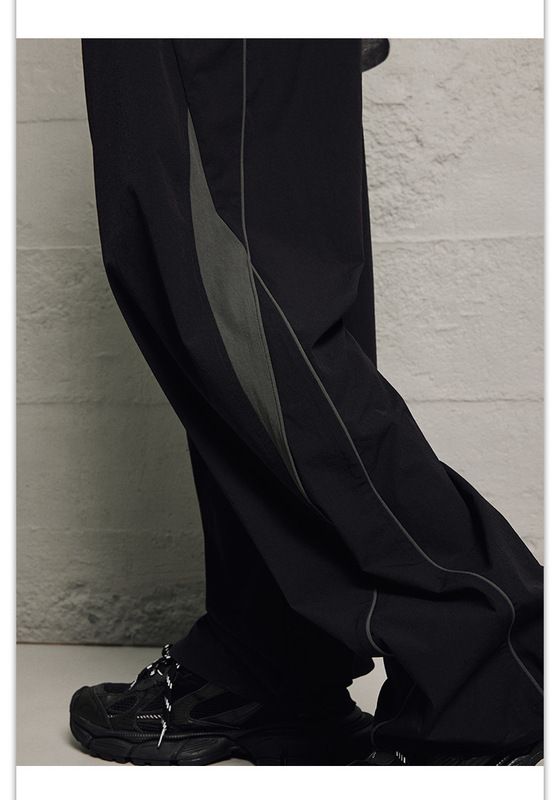 トラックパンツ・ジャージ Luxury Street Wear INF Wide track Pants Ling xing unisexual Luxury Street Wear INF Wide track Pants Ling xing unisexual