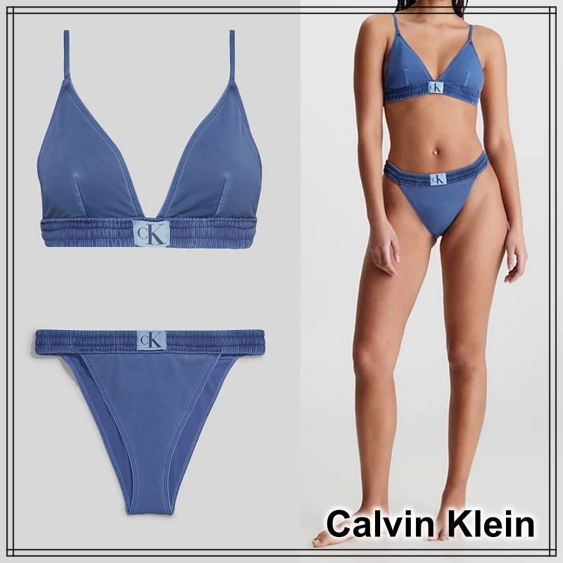 Calvin Klein】トライアングル ビキニトップ ボトム 水着 (Calvin