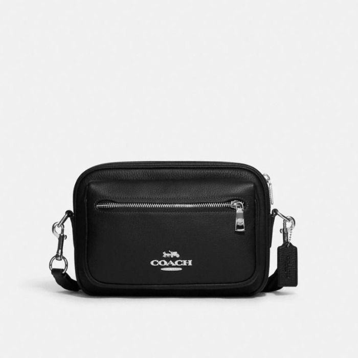 2WAY★COACH★ エリアス クロスボディ ペブルドレザー 国内発送 すぐ【COACH】エリアス クロスボディ 多機能 2WAY