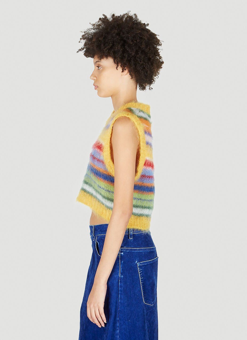 オシャレ Marni マルニ ニット ストライプ ミニスカート - 通販 - www