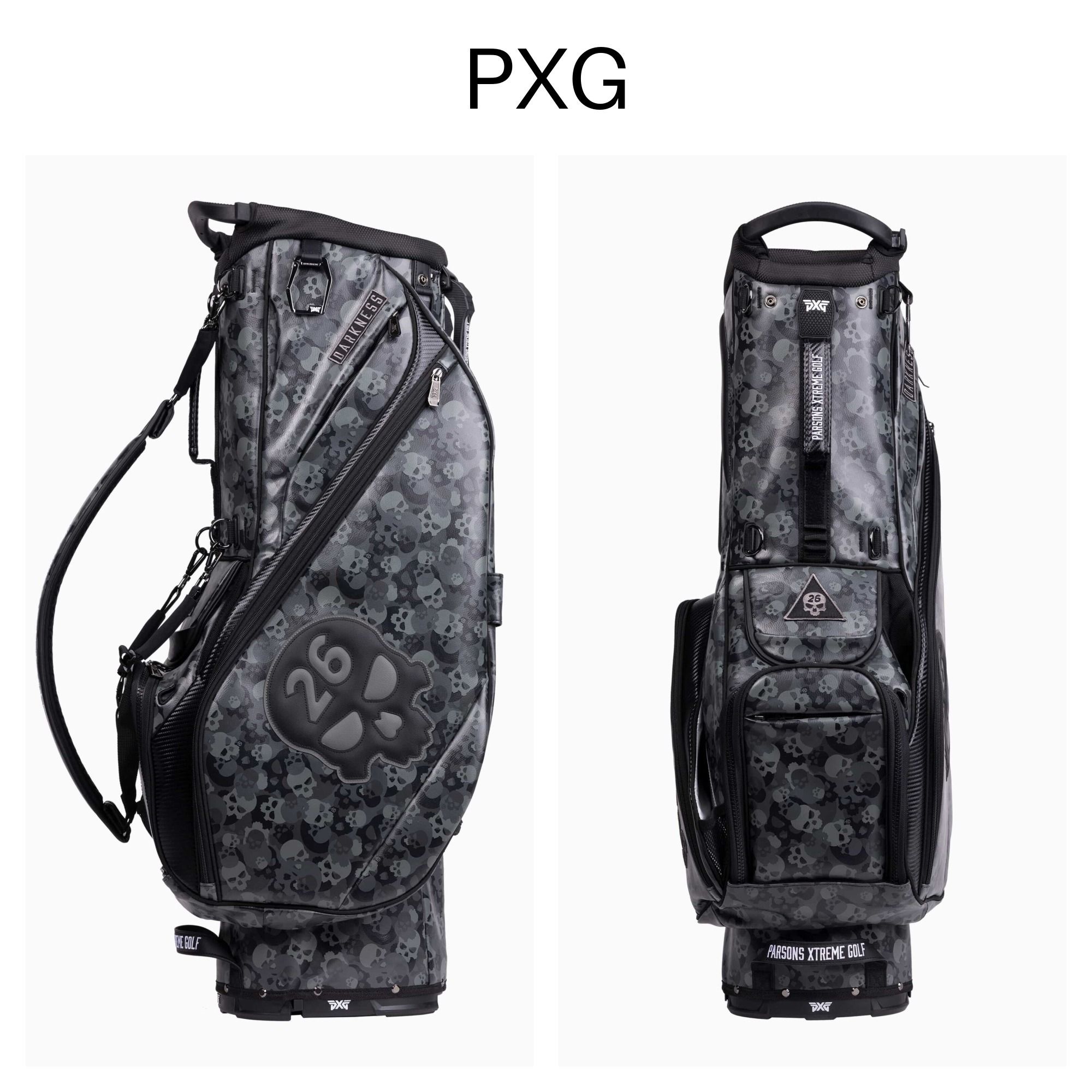 スケールモデル 新作 リュックサック PXG ゴルフ ブラック メンズ ボストンバッグ ゴルフバッグ・キャディバッグ