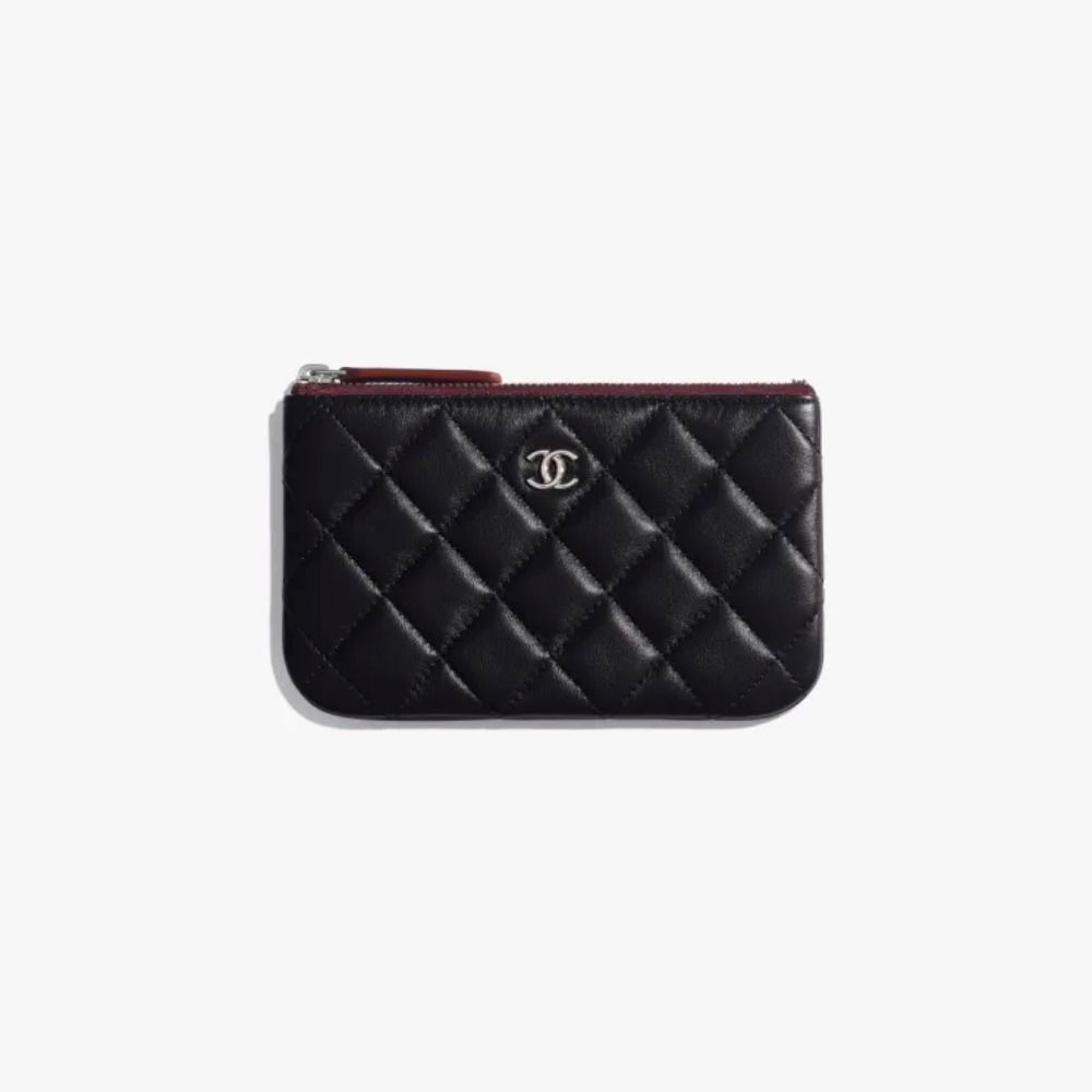 ラムスキン☆【CHANEL】シャネル クラシック ミニ ポーチ