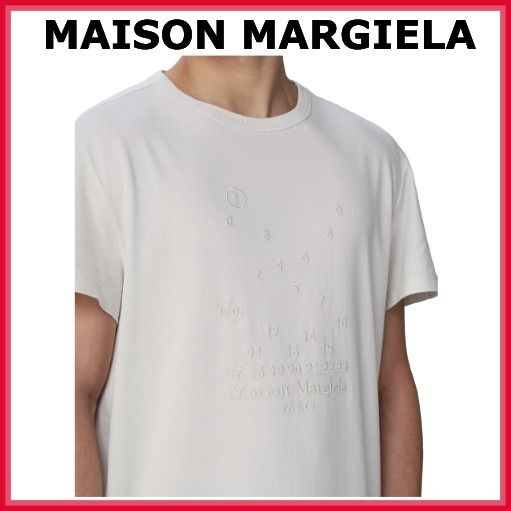 MAISON MARGIELA□マルジェラ ナンバリングロゴ 半袖 Tシャツ (Maison
