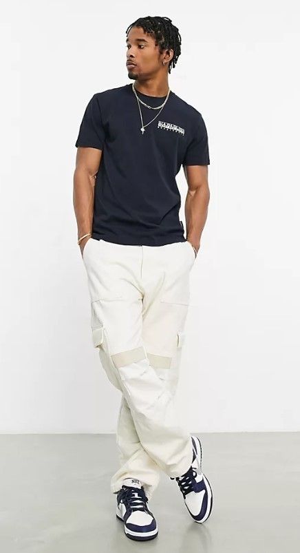 NAPAPIJRI】Seba バック プリント クルーネック Tシャツ