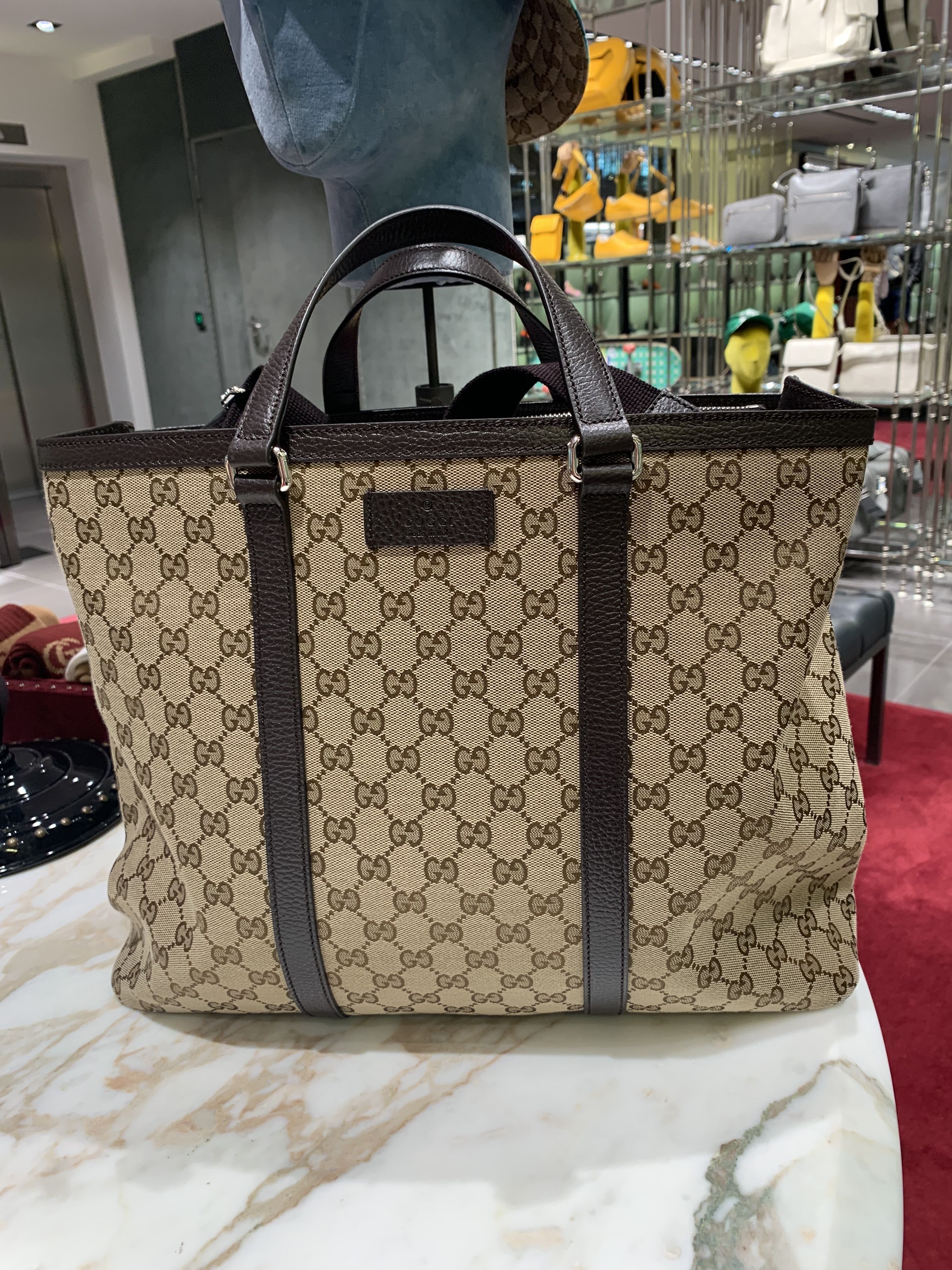 GUCCI 《GG》2WAY キャンバス トートバッグ 449169 (GUCCI/トート