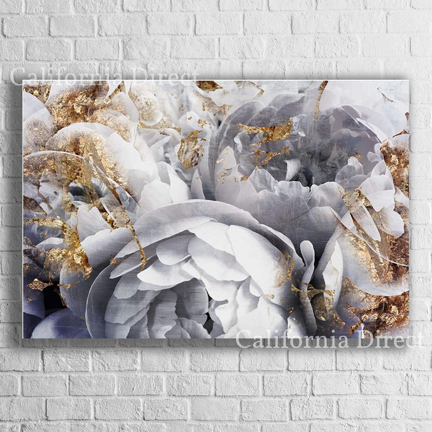 Oliver Gal 大きい 91x61cm キャンバス Her Peony Garden (Oliver Gal