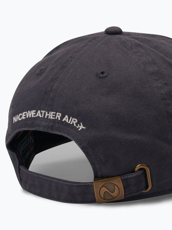 niceweather】PARIS CAP (CHARCOAL/WHITE) (NICE WEATHER