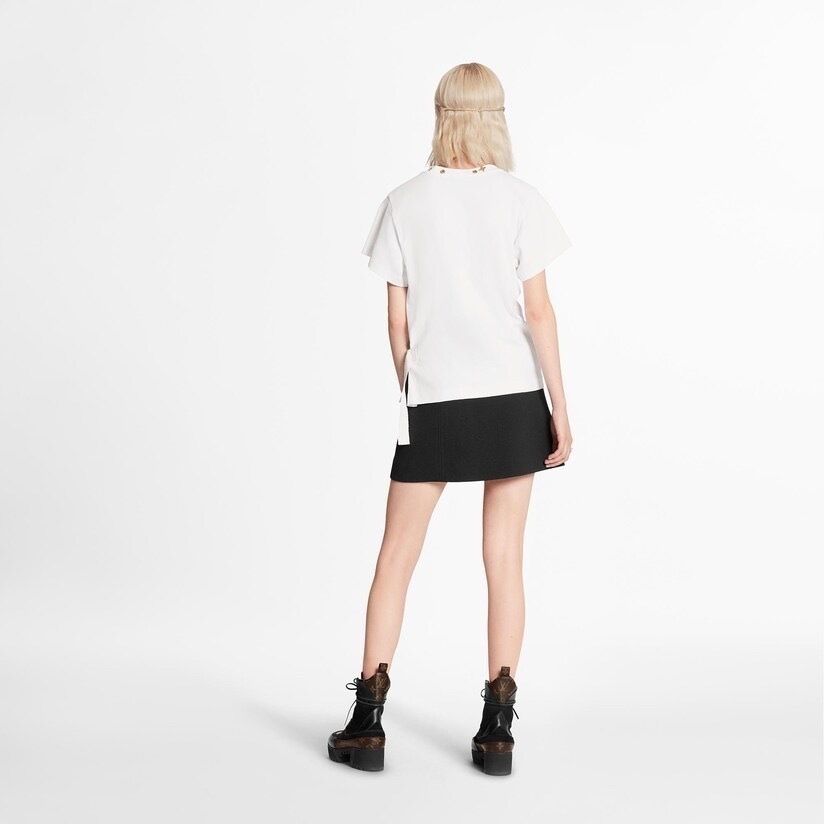 大人気☆Louis Vuitton☆サイドストラップTシャツ シグネチャ2色 大人気☆Louis Vuitton☆サイドストラップTシャツ シグネチャ2色
