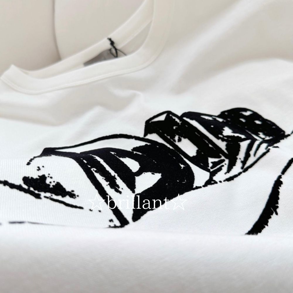 ☆国内発送☆】DIOR スラブ コットンジャージー Tシャツ (Dior/T