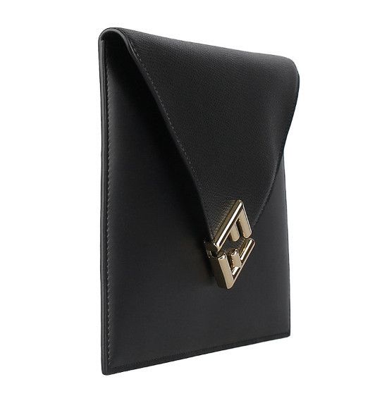 ☆FENDI☆FFロゴ ダイヤモンドフラットクラッチバッグ☆正規品