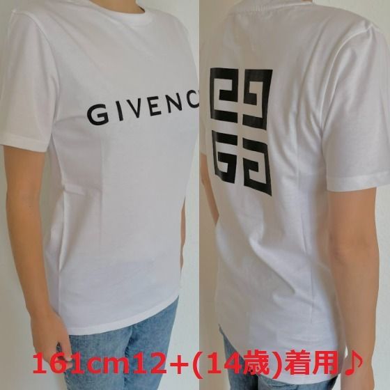 GIVENCHY 大人気 両面ロゴ ロゴT ロゴ入り Tシャツ 大人Ok