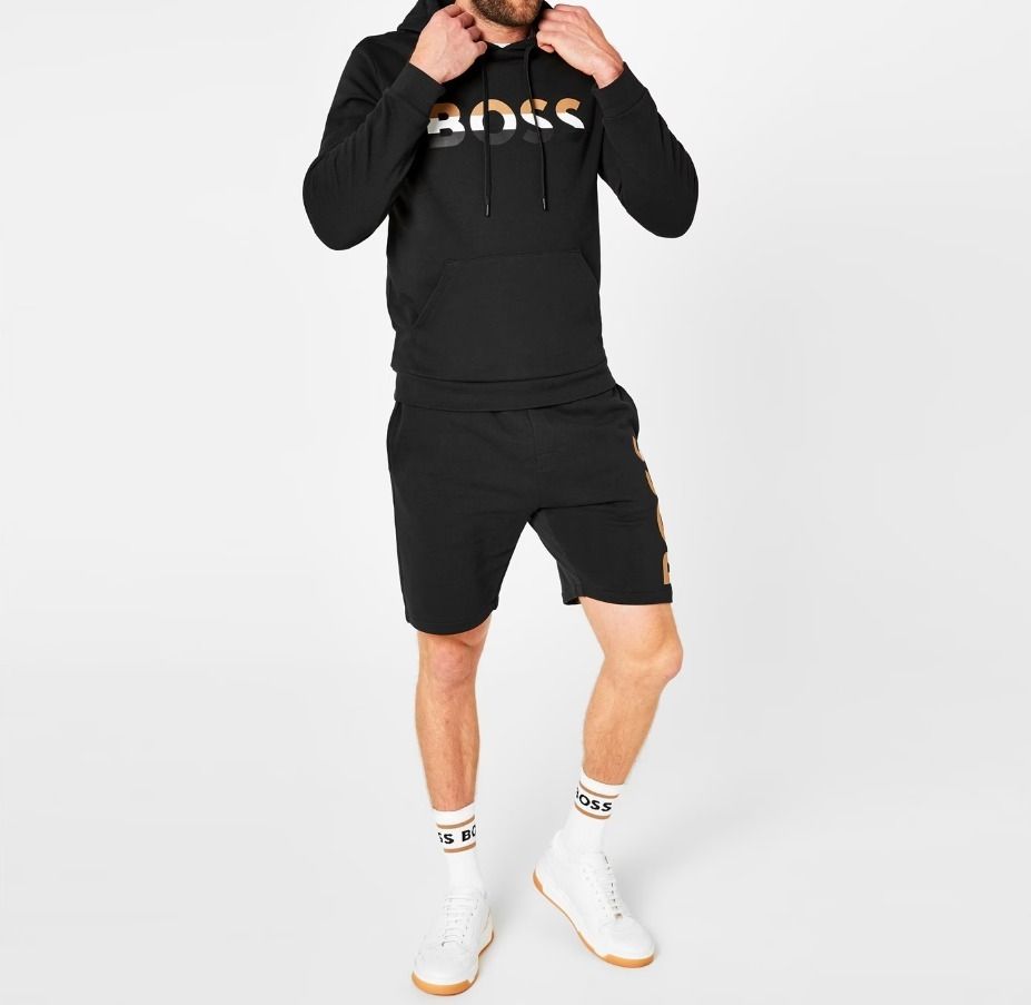 ★Hugo Boss★ マッテオ ベレッティーニ パーカー フーディ BOSS リラックスフィット コットンブレンドフーディ (Hugo Boss