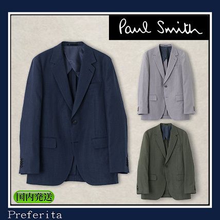 Paul Smith】ジャケット シングル2B カラーリネン (Paul Smith