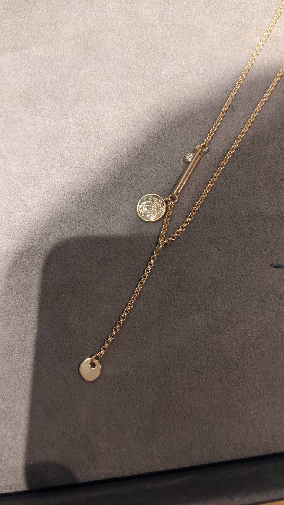 【シンプル上品♪】HERMES ペンダントネックレス Ex-Libris エルメス Ex-Libris ペンダント ネックレス《PM》 (HERMES