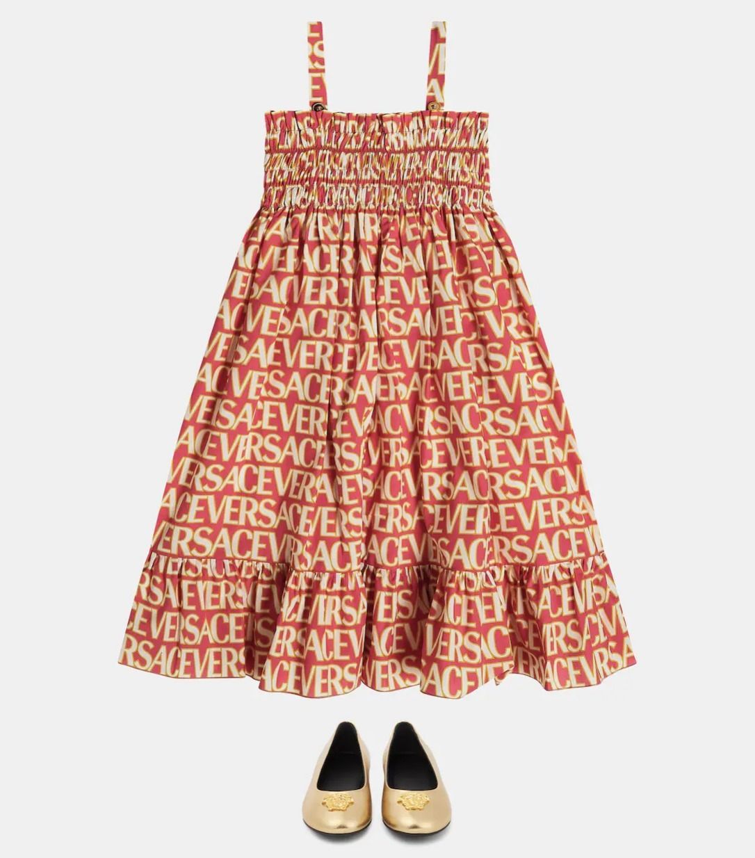 VERSACE☆キッズ ロゴコットンドレス 大人もOK VERSACE☆キッズ ロゴバロッココットンドレス 大人もOK 子供服