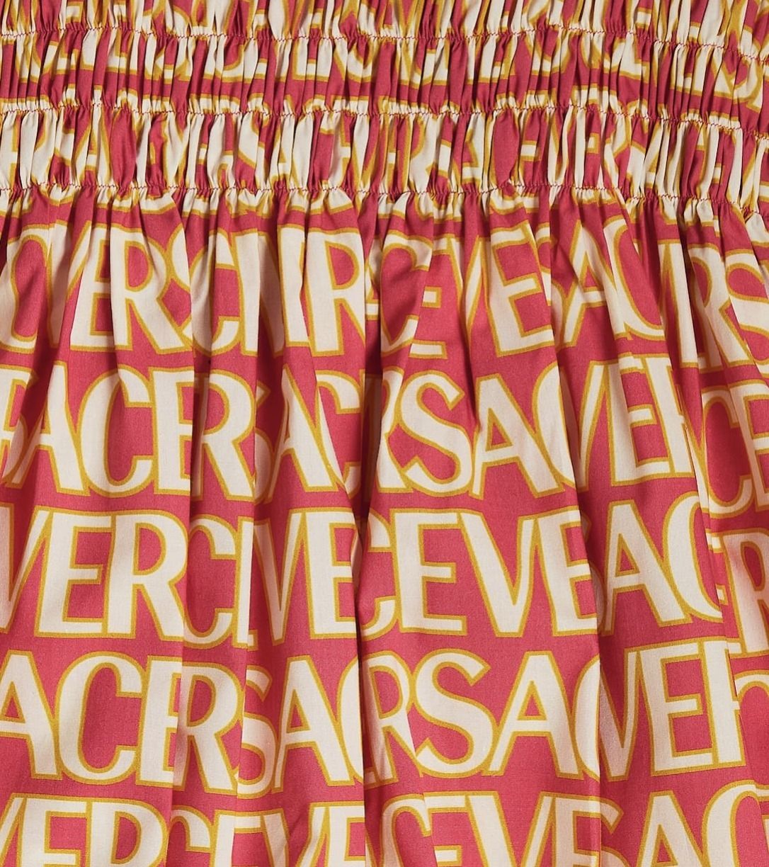 VERSACE☆キッズ ロゴプリント コットンブレンドドレス 大人もOK VERSACE☆キッズ プリントコットンポプリンドレス 大人もOK