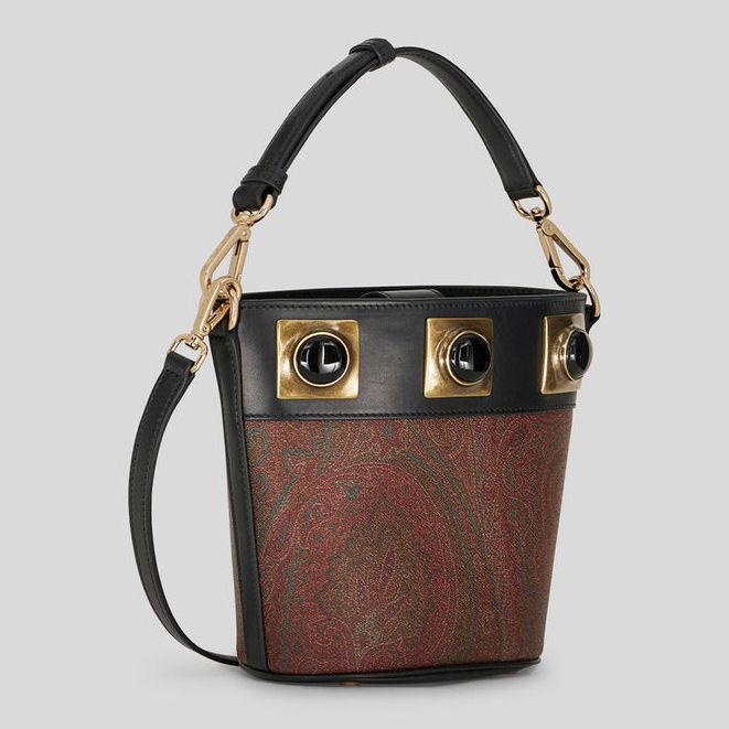 ETRO エトロ ハンドバッグ ショルダーバッグ ペイズリー PVC
