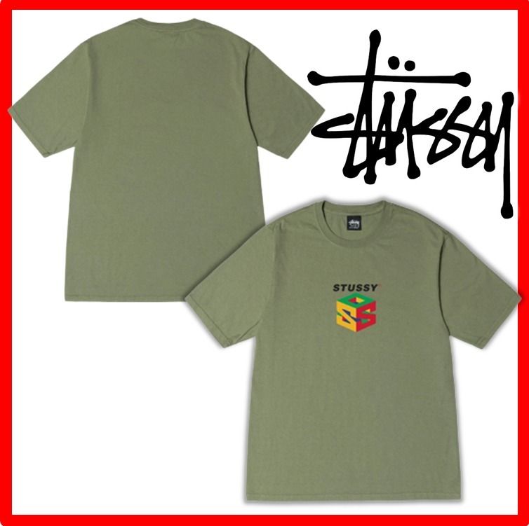 ☆人気☆【STUSSY】☆S64 PIGMENT DYED TEE☆ARTICHOKE