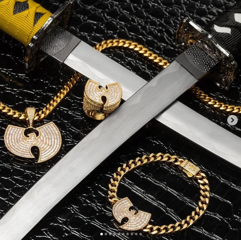 King Ice Wu-Tang x King Ice - 30mm Wu-Tang ロゴ リング 2色 30mm Wu-Tang Logo Ring | Wu-Tang Jewelry - King Ice