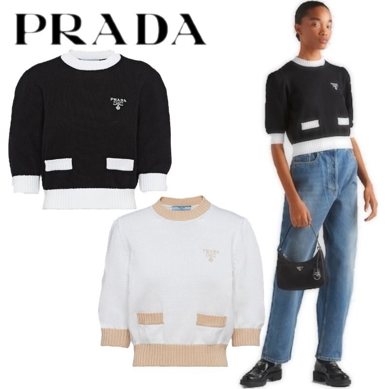 三越伊勢丹 | PRADA/プラダ_Women通販 | コットン クルーネック