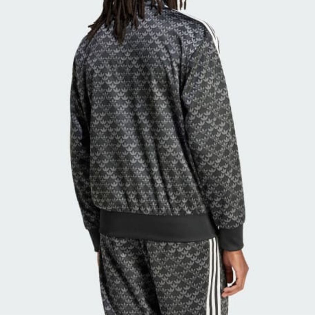 70S☆レトロ【adidas】お洒落 モノグラム トラック ジャケット