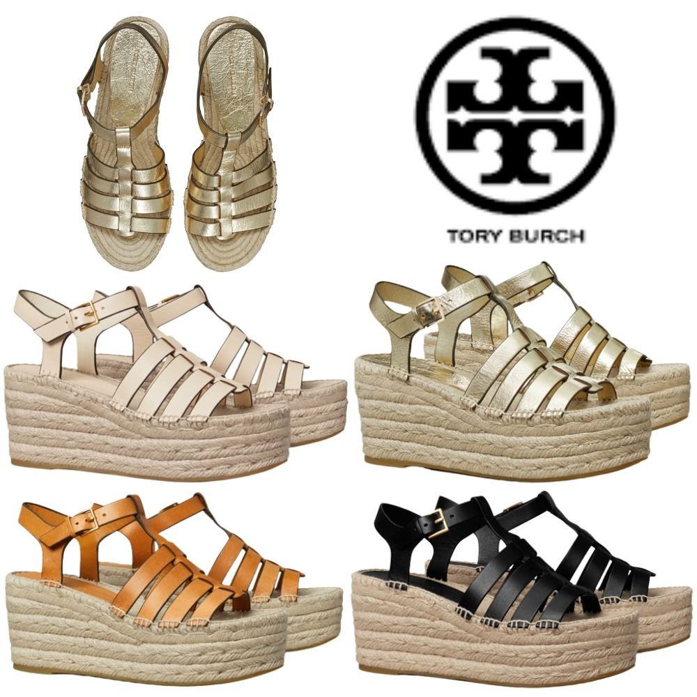 関税・送料込み】トリーバーチ ダブルT ヒールサンダル (Tory Burch