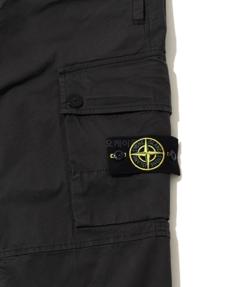 STONE ISLAND|CARGO PANTS (31410 Supima Cotton Cargo Pan (STONE