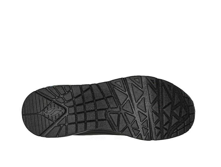 SKECHERS JGoldcrown Uno Black スケッチャーズ スプレーハート