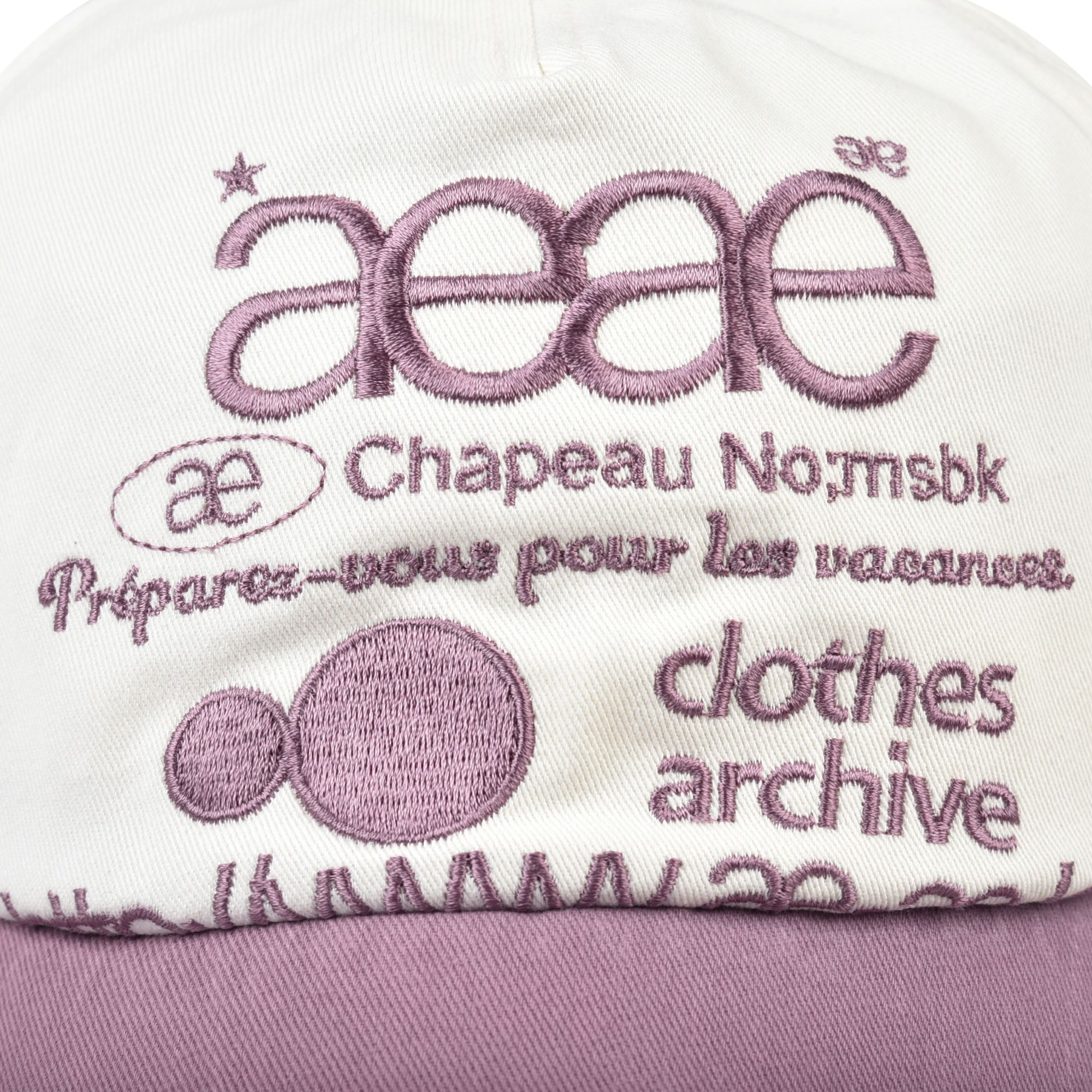 AEAE☆人気☆男女兼用☆ WEB LOGO TWO TONE BALL CAP WHITE/PINK