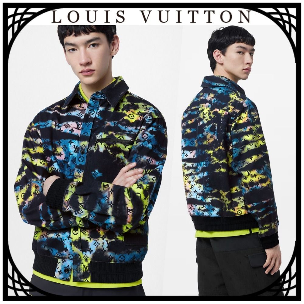 LOUIS VUITTON モノグラムタイダイアップサイクルデニムブルゾン