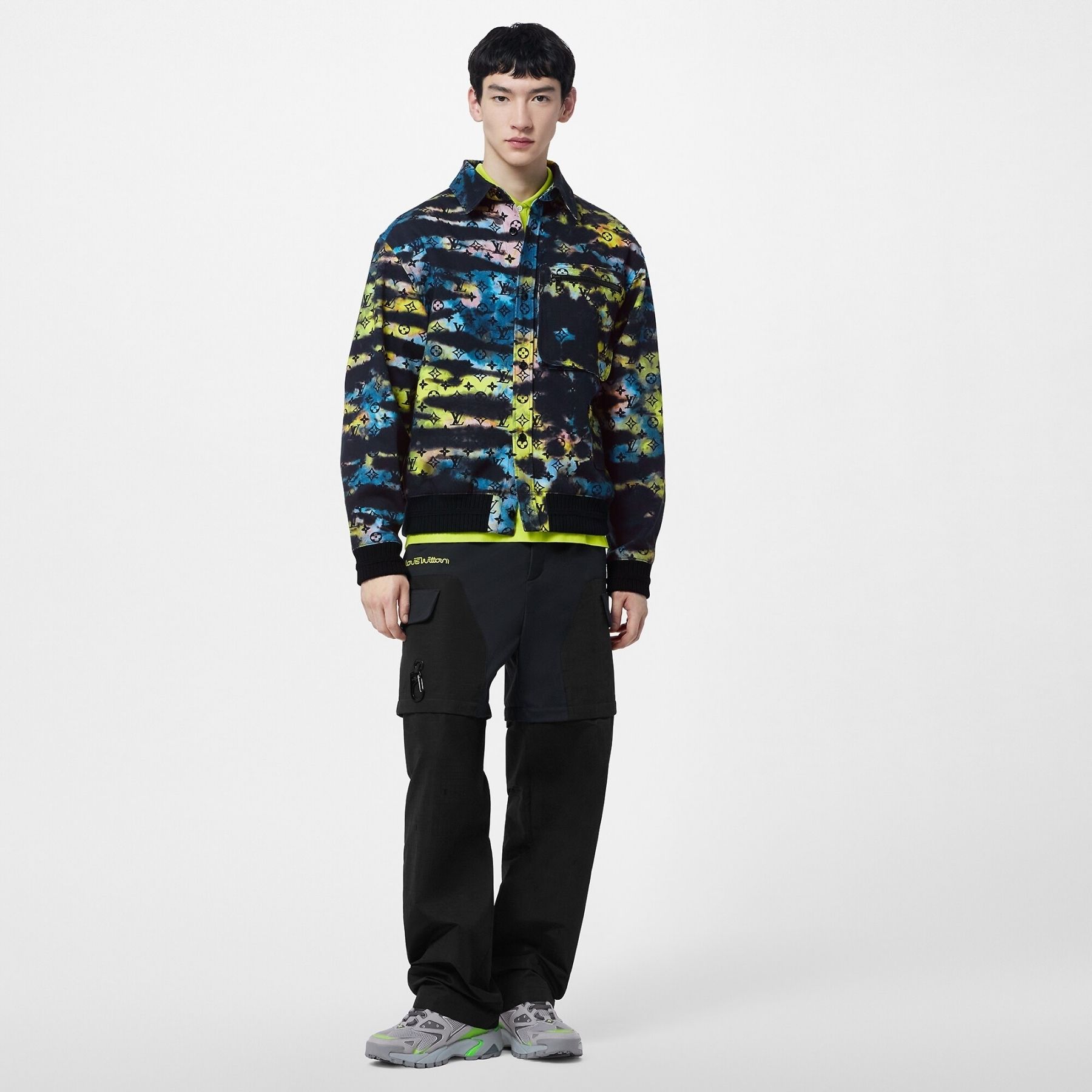 LOUIS VUITTON モノグラムタイダイアップサイクルデニムブルゾン