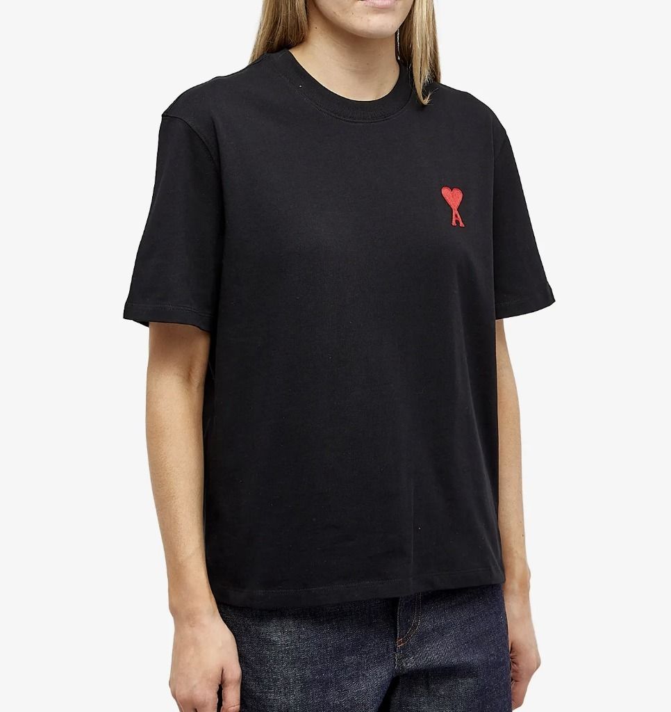 AMI PARIS｜アミパリ コットンジャージー Tシャツ 男女共用 (AMI