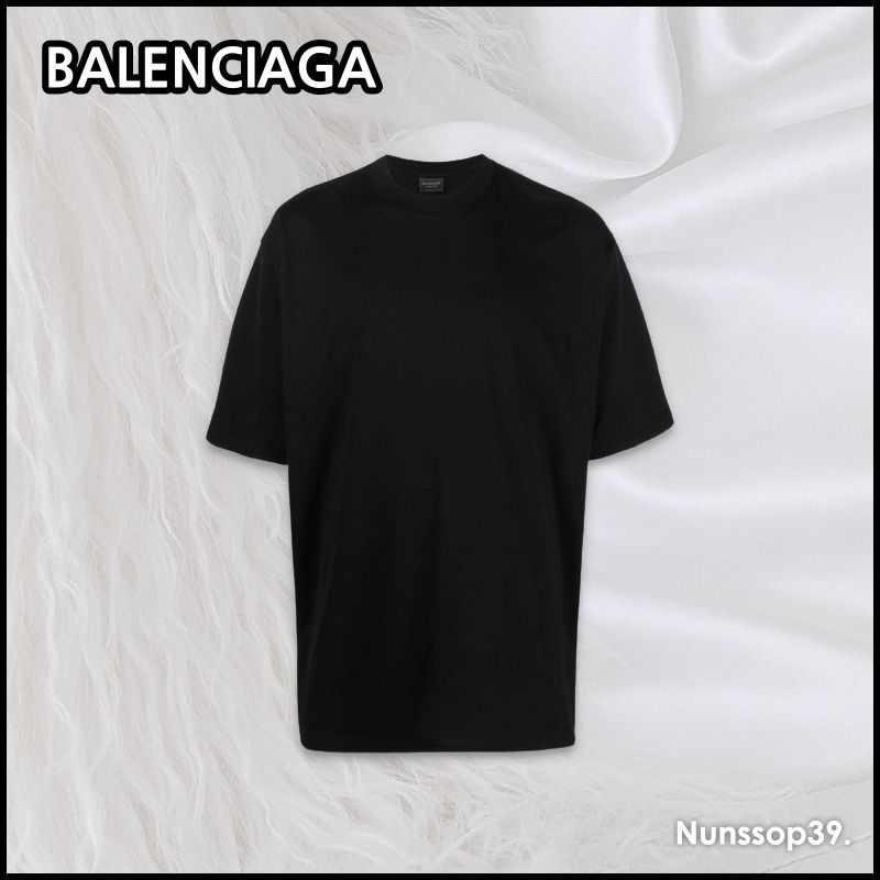 BALENCIAGA》 724514 TNVL9 1070 CARE LABEL Tシャツ (BALENCIAGA/T