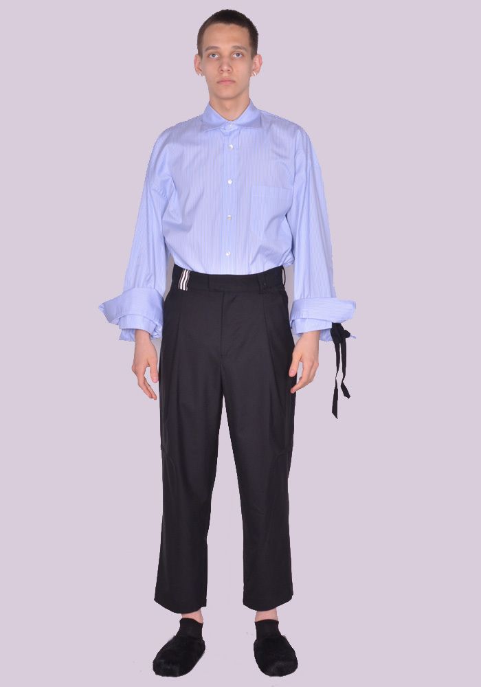 MARINA YEE SS23-0021-999 JULES WIDE TROUSERS BLACK (Marina Yee