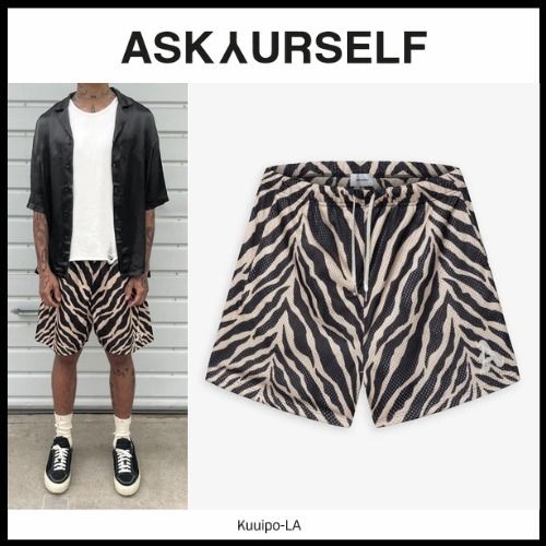 ASKYURSELF メッシュショーツ アスクユアセルフ ZEBRA ゼブラ