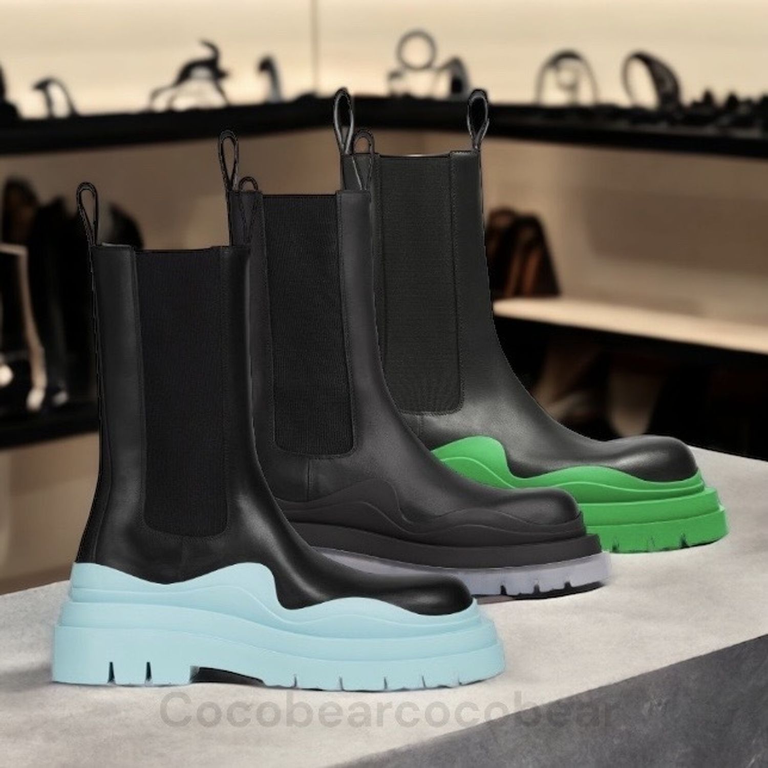 ☆BOTTEGA VENETA☆ボッテガヴェネタ タイヤ チェルシー ブーツ 
