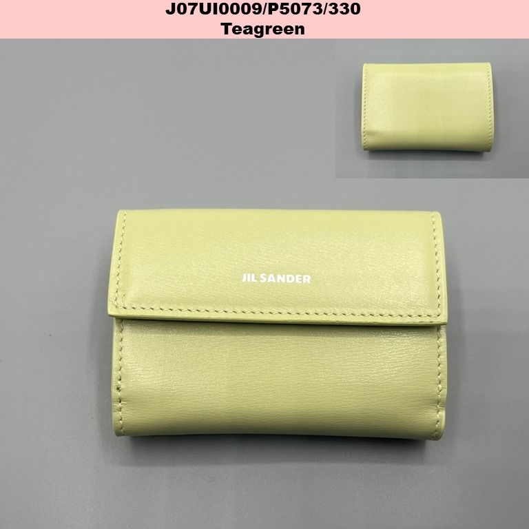 【即発】JIL SANDER ジルサンダー ベビーウォレット Teagreen 即発】JIL SANDER ジルサンダー ベビーウォレット Teagreen (Jil