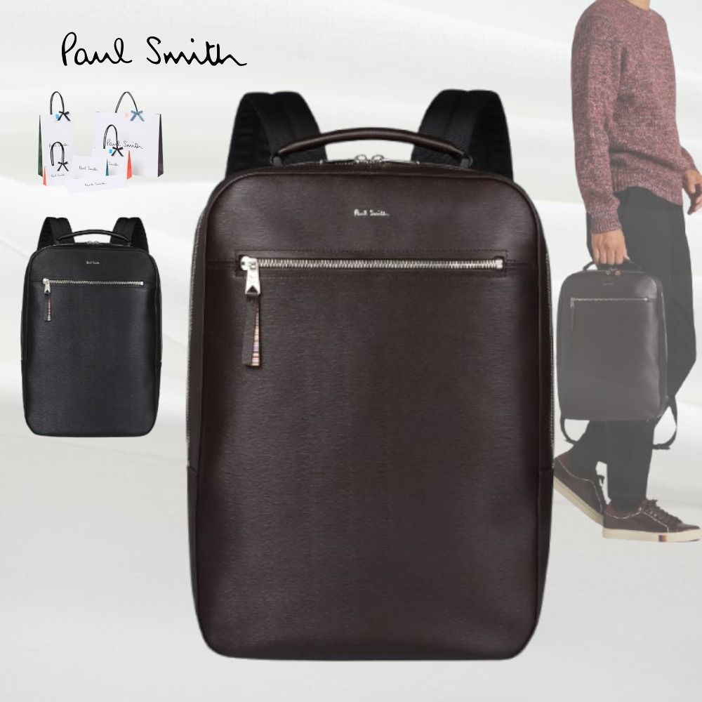 人気ショップ Paul Smith】ストローグレインレザー リュック (Paul Smith バッグ
