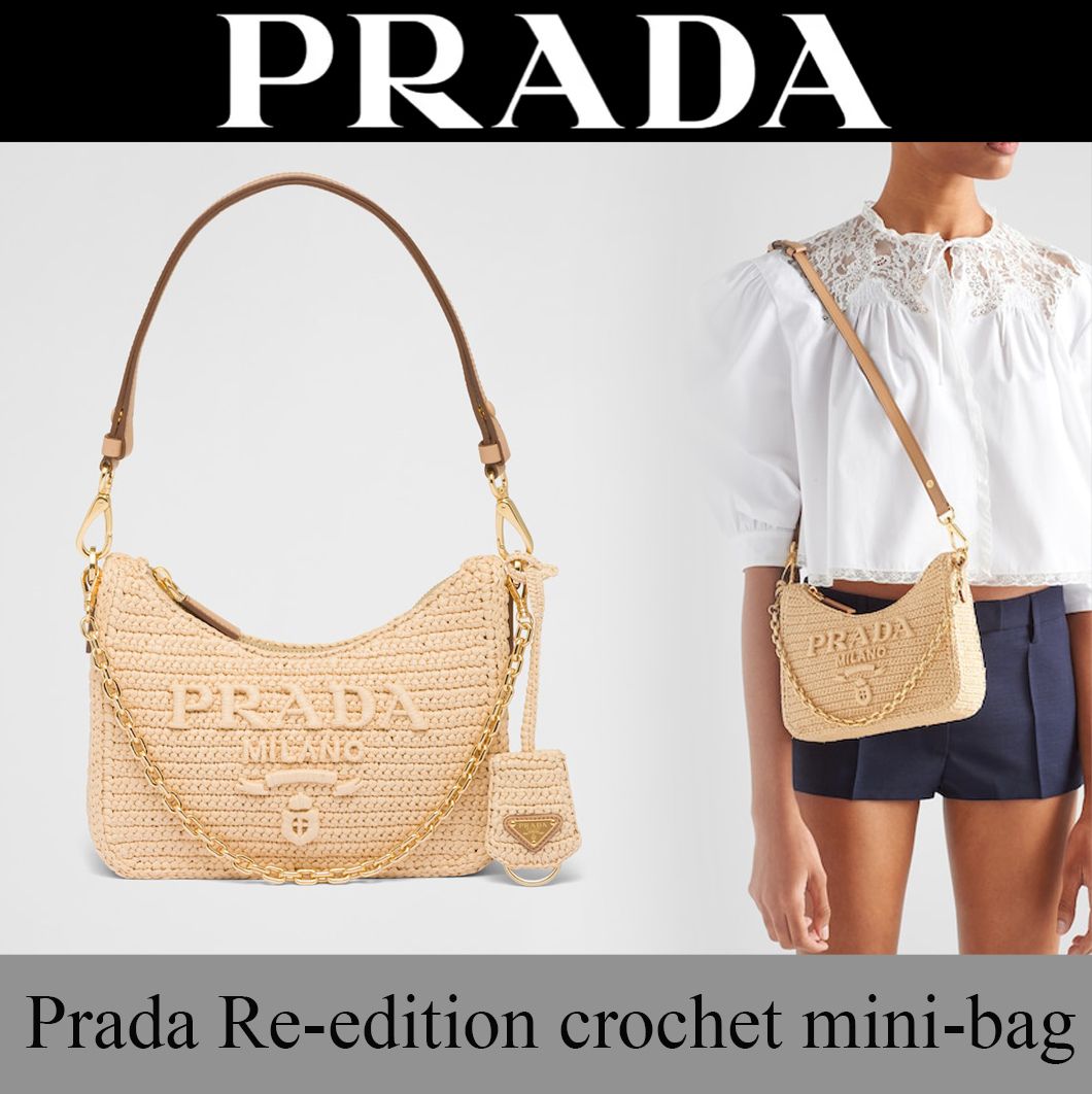 PRADA】プラダ Re-edition クロシェ ミニバッグ (PRADA