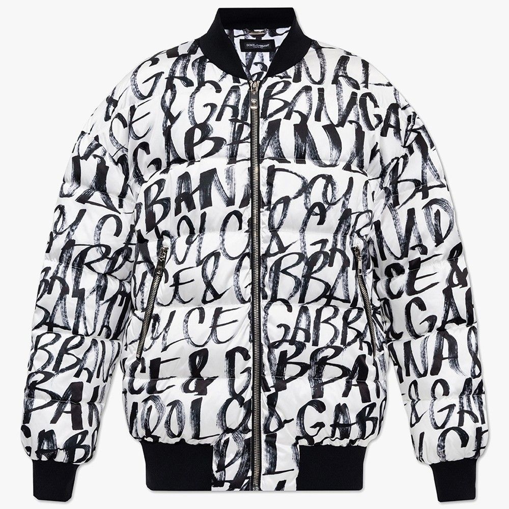 ランウェイ Dolce & Gabbana ブランドロゴ ボンバージャケット