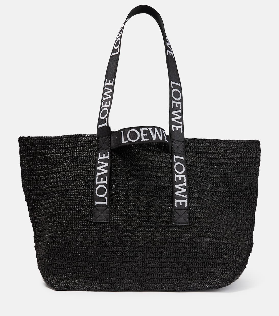 【ロエベ】トート バッグ フリース LOEWE】ロエベ フォールドショッパー ラフィアトートバック