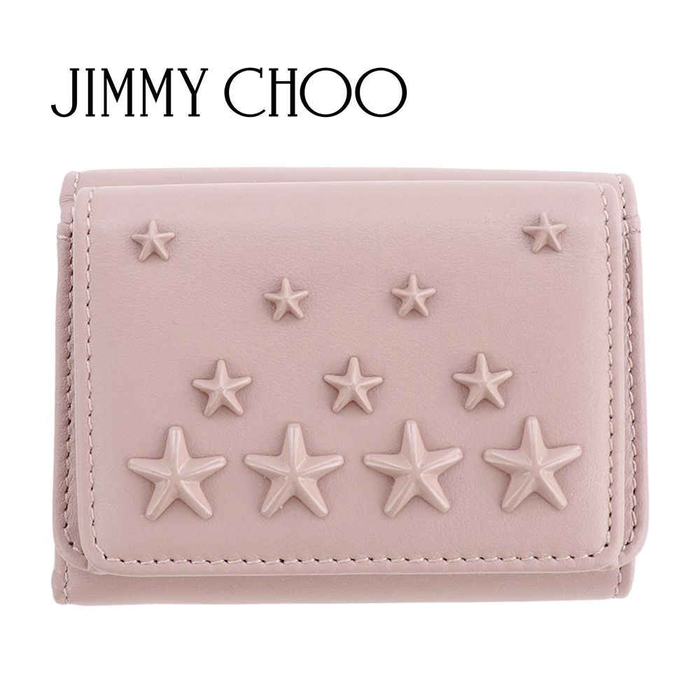 Jimmy Choo 財布 三つ折り ウォレット ミニ財布 スタースタッズ (Jimmy