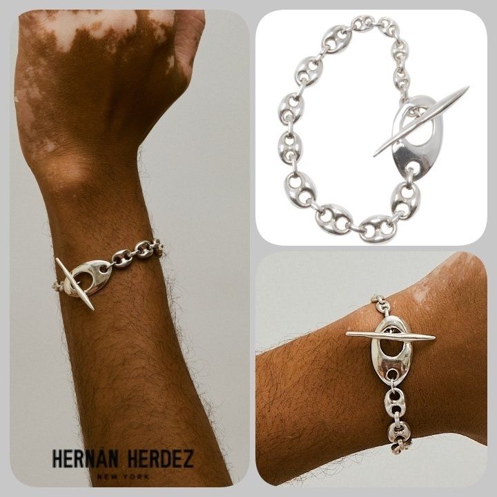 NY発!mariner chain bracelet【Hernan Herdez】コヨーテネグロ