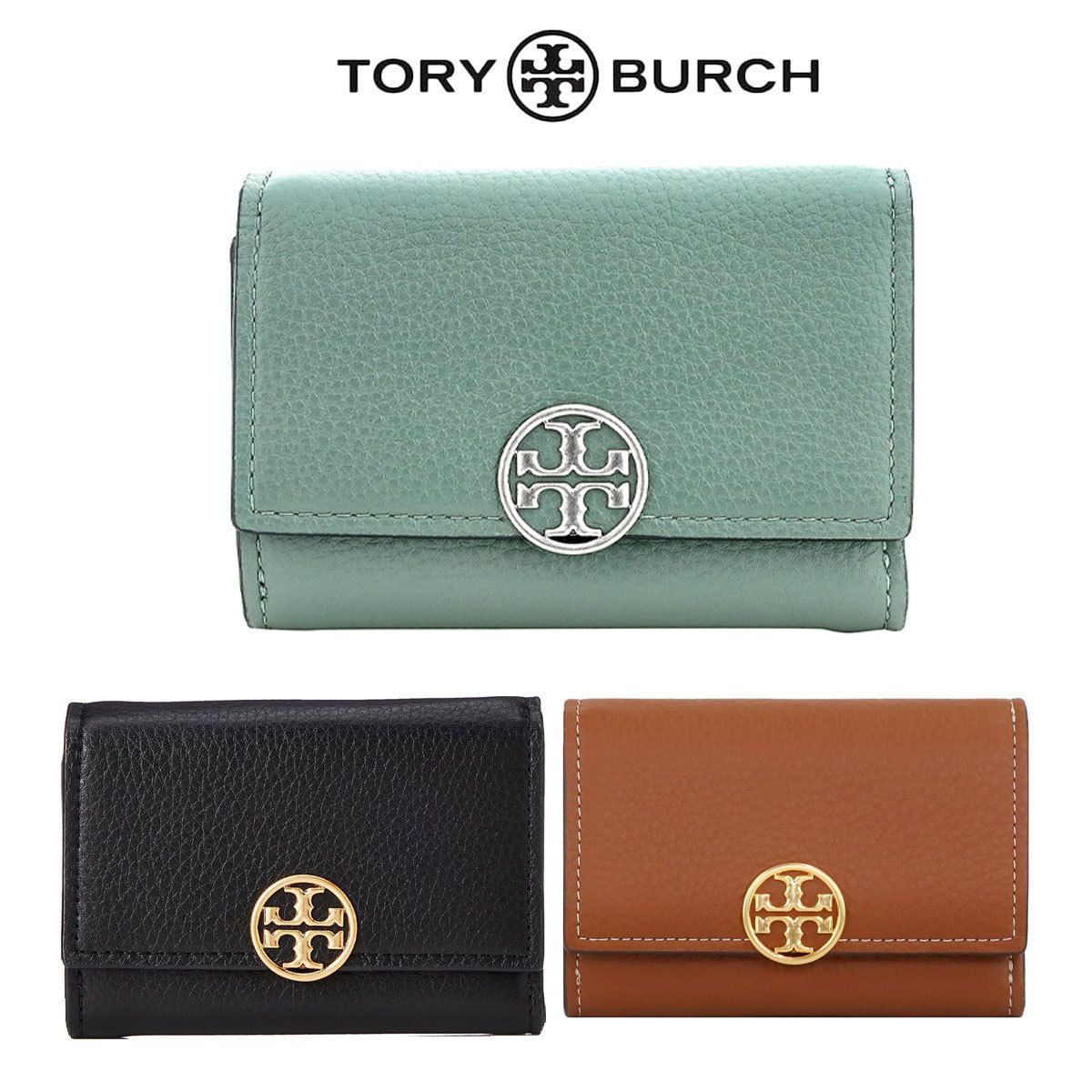 トリーバーチ TORY BURCH 三つ折り財布 140912 ミニ財布 ダブルT (Tory